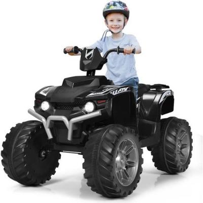 GOPLUS  - Voiture Quad Buggy Electrique pour Enfant 12V avec 2 Vitesses 2,8-5 km/h, Quad Electrique avec Phare, Klaxon, MP3 et usb, Demarrage Lent,