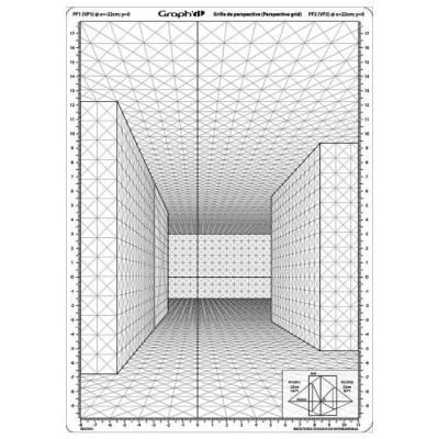 GRAPH IT Graph'it Grille de perspective - Mod&egrave;le E""Rue en perspective frontale