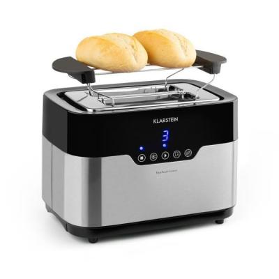 KLARSTEIN Grille Pain - Toaster -  Arabica - 2 fentes - 920W  - inox