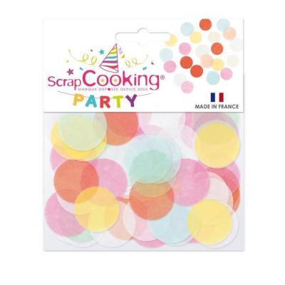 SCRAPCOOKING PARTY Confettis multicolores - Scrapcooking - Multicolore - Papier