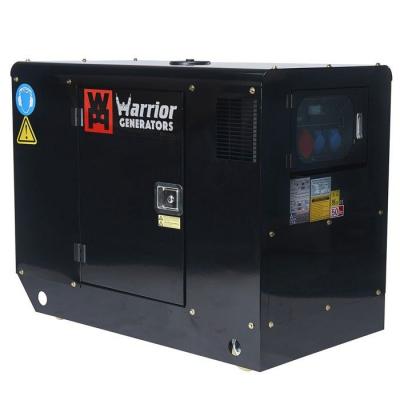 WARRIOR ECO POWER EQUIPMENT Groupe &eacute;lectrog&egrave;ne diesel Monophas&eacute; et Triphas&eacute; 12.5 KVA Autonomie 24h WARRIOR