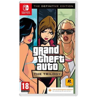 ROCKSTAR GAMES Grand Theft Auto : The Trilogy (Code in a Box) - The Definitive Edition (SWITCH)