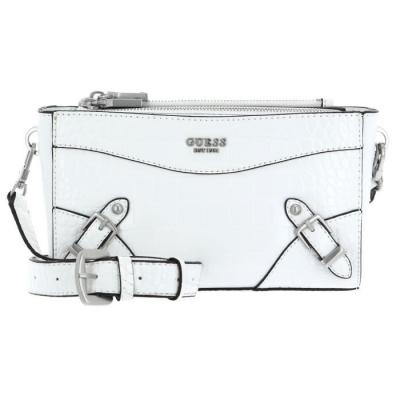 GUESS  Didi Mini Double Compartment Top Zip White [217447] -  sac &agrave; &eacute;paule bandouli&egrave;re sacoche