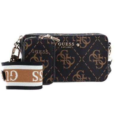 GUESS  Femme Rea Mini Sac pour Appareil Photo, Multicolore