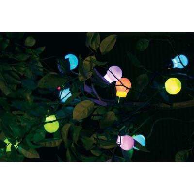 SMARTSOLAR Guirlande solaire - SMART GARDEN - 20 LED - Couleur changeante - Ext&eacute;rieur