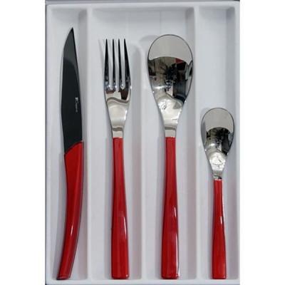 GUY DEGRENNE DEGRENNE - 206785 - Quartz - Coffret de 24 Pi&egrave;ces - Lame Scie - Rouge
