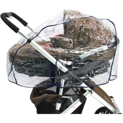 BAMBISOL Housse Pluie Carrycot Transparent Pvc Passepoil Navy 