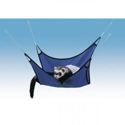 FERPLAST  - Hamac pour Furet, 1 Unit&eacute; (Lot de 1), bleu