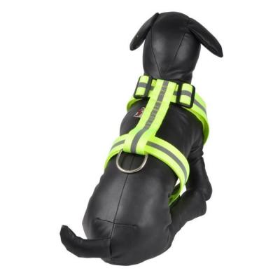 LOVE STORY Harnais R&egrave;glable Avec Bandes R&eacute;flechissantes - Jaune - Taille Xl (70 &Agrave; 90 Cm)