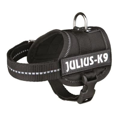 JULIUS K9 Trixie - Harnais k9&reg;power 3xs/baby 1: 26-36 cm/18 mm, noir
