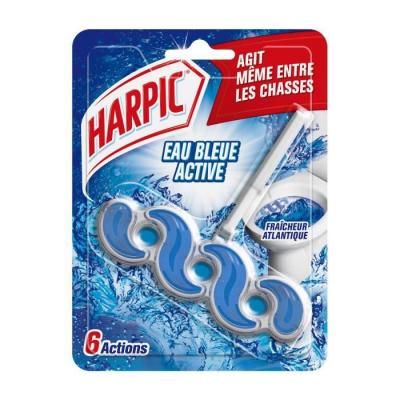 HARPIC  Bloc Active Fresh 6 Eau bleue fra&icirc;cheur intense