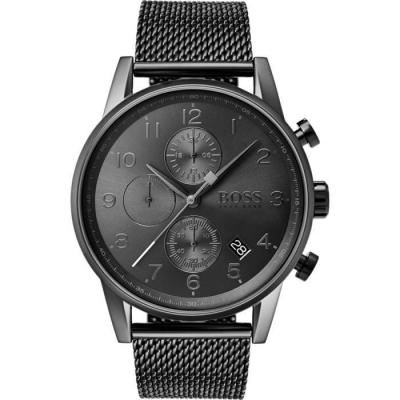 BOSS HB Navigator Chrn Gry Dial Mesh Bct - 1513674