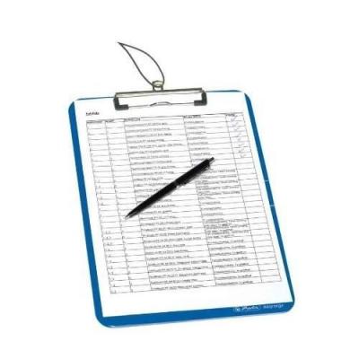 HERLITZ  porte-bloc easy orga to go, format a4, bleu opaque 11226396