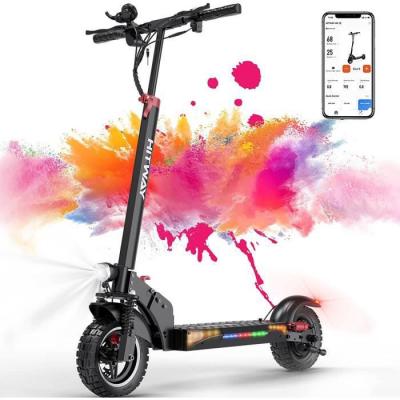 HITWAY  Trottinette &eacute;lectrique Pliable 10"" - 800W - Batterie 13AH avec &eacute;cran LCD 