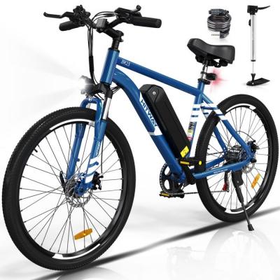 HITWAY  V&eacute;lo &Eacute;lectrique 27.5 Bleu VAE avec batterie amovible 36V/13AH Shimano 7-Vitesses VTT Ville E-Bike 