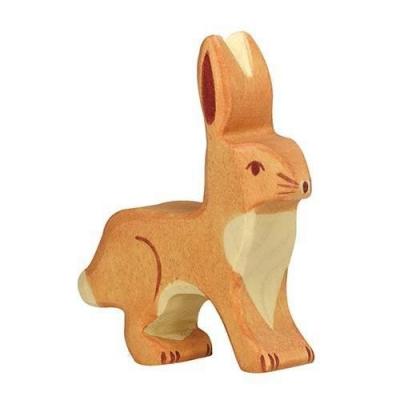 HOLZTIGER  - 80097 - Figurine - Lapin, Oreilles en l'Air