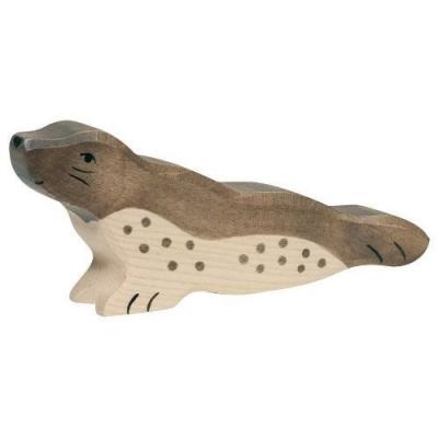 HOLZTIGER  - 2041102 - Figurine Animal - Robbe La T&ecirc;te Haute