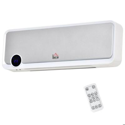 HOMCOM  - Chauffage &eacute;lectrique - PP - 56x18.5x11.7cm - Blanc Argent 