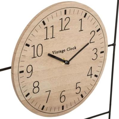 Horloge H52 Camille calendrier et plante art - Naturel clair