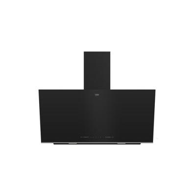 BEKO Hotte decorative murale BHCA96641BFBHS 712 m3/h, 4 vitesses, 90 cm