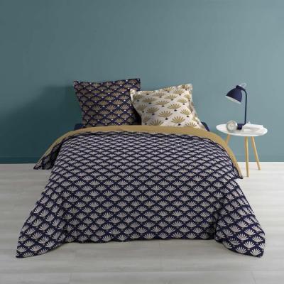 DOUCEUR D INTERIEUR Parure de lit - Windsor - Housse de couette 240x220 cm - Imprim&eacute; allover - 100% coton 57 fils 