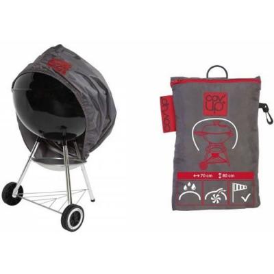 Housse de protection pour barbecue rond (&Oslash;70 x 80 cm) - Gris
