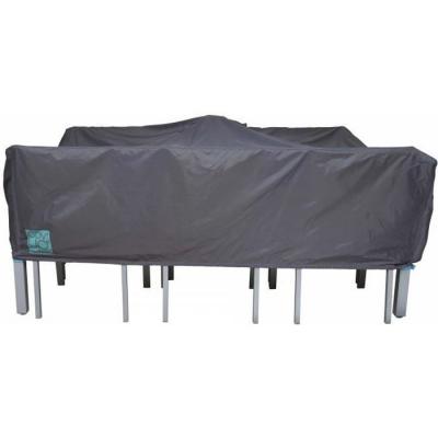 OVIALA Cov'up - Housse de table de jardin rectangulaire 200 x 130 cm Gris