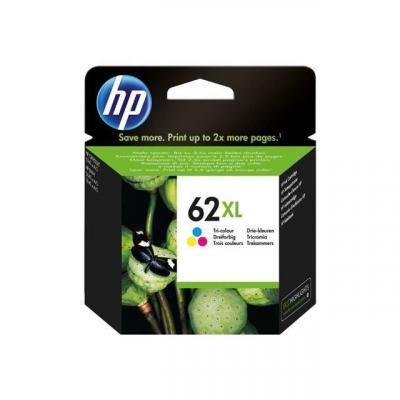 HP  62xl Cartouche D'encre Trois Couleurs Grande Capacit&eacute; Authentique