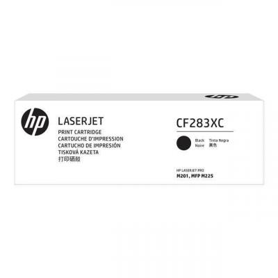 HP  83X - noir - originale - LaserJet - cartouche de toner ( CF283X ) - Contract
