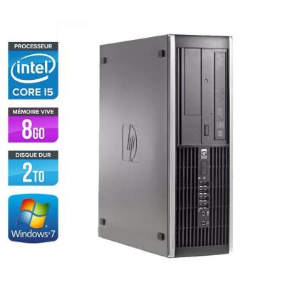 HP Unit&eacute; centrale  Elite 8300 SFF - Noir - Intel Core i5-3470 / 3.20 GHz - RAM 8 Go - HDD 2 To - DVDRW - Gigabit Ethernet - Windows 7 Professionnel 