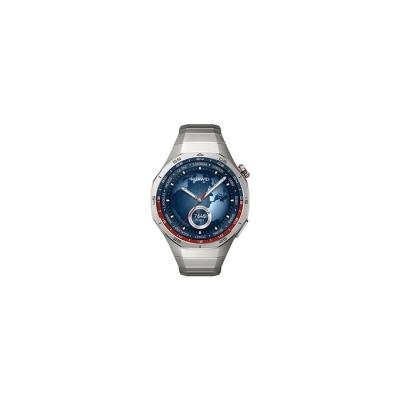 HUAWEI Montre connect&eacute;e  Watch GT 5 Pro 46 mm titane avec bracelet en titane 