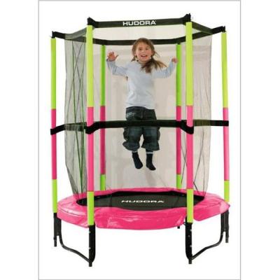 HUDORA Le trampoline Joey Jump 3.0 rose de 140 cm de diam&egrave;tre 