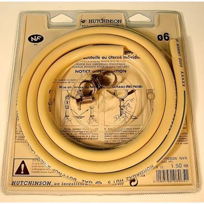 GAZINOX Tuyau caoutchouc gaz bp garantie 5 ans, H.150cm 