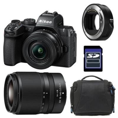 Nikon z50 ii + z 16-50 + z 50-250 + sac + carte sd 8 go + adaptateur ftz ii