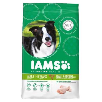 IAMS  for Vitality Adult Small & Medium Breed pour chien 2 x 3 kg