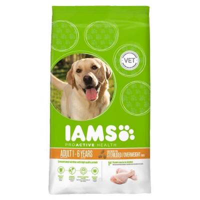 IAMS  for Vitality Weight Control poulet - lot % : 2 x 12 kg