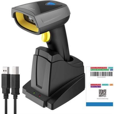 INATECK BCST-52 - Scanner de code &agrave; barres - portable - imageur 2D - 200 scans / seconde - d&eacute;cod&eacute; - Bluetooth, USB, RF(2.4 GHz)