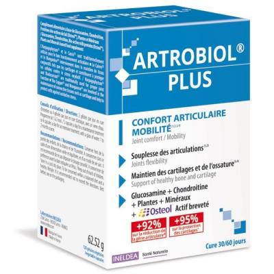 INELDEA  Artrobiol Plus (Glucosamine + Chondro&iuml;tine) 120 G&eacute;lules
