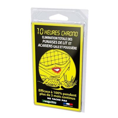 TRANQUILLEO Plaquette anti punaise de lit et acaricide 