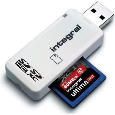INTEGRAL EUROPE Integral USB 2.0 Single Slot SD Reader - lecteur de carte - USB 2.0
