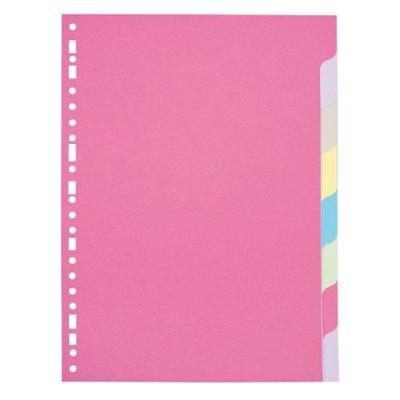 COUTAL  Jeu de 8 intercalaires format A4 Carte Recycl&eacute;e 170g