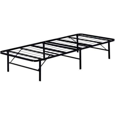 SANIVERRE INVITE Sommier dappoint pliable en m&eacute;tal Taille literie - 90x200 cm 