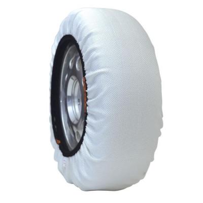 ISSE  Jeu de 2 cha&icirc;nes &agrave; neige en textile pour voiture  Super Taille 58