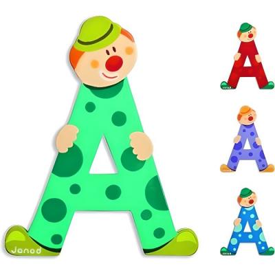 Janod Clown Letter A Multicolore 3-6 Years