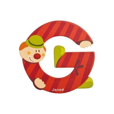  Janod Clown Letter G Jaune,Rouge 3-6 Years