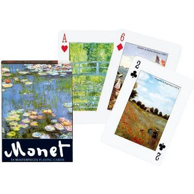 PIATNIK Jeu de 55 cartes MONET  Multicolore