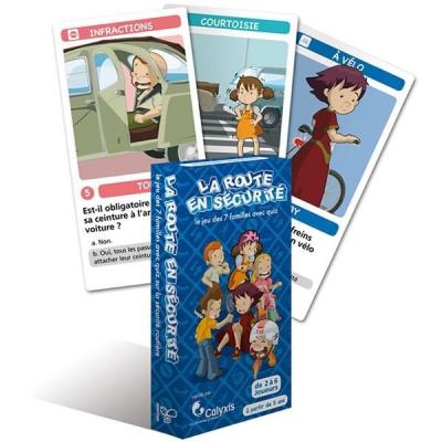 IELLO Jeu de 7 familles SECOURY- la s&eacute;curit&eacute; routi&egrave;re