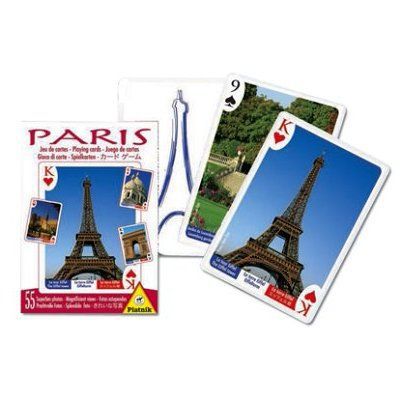 PIATNIK Jeu de 55 cartes PARIS SOUVENIR  Multicolore