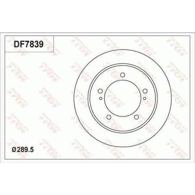 TRW  DF7839 Disques De Frein Boite 2 Pce