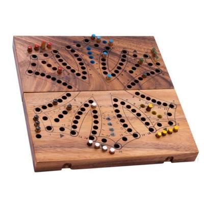  Jeu de soci&eacute;t&eacute; - ENGELHART - Tock - 6 Joueurs - Ecologique - Bois dAcacia